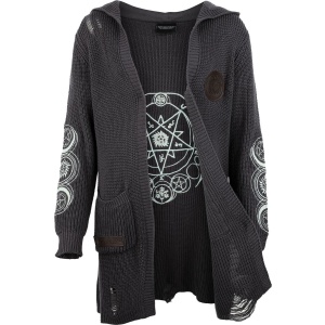 Supernatural Moons Dámský kardigan šedá - Merchstore.cz
