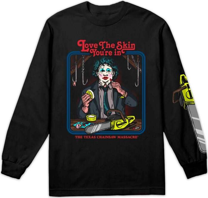 Texas Chainsaw Massacre Love The Skin You're In Mikina černá - Merchstore.cz