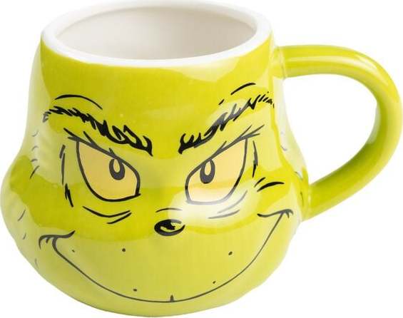 The Grinch Grinch - Face Hrnek vícebarevný - Merchstore.cz