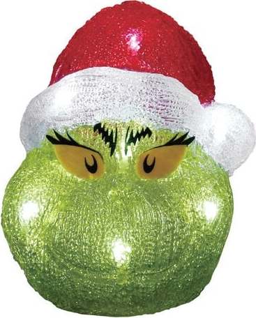 The Grinch Grinch se světelným efektem dekorace vícebarevný - Merchstore.cz The Grinch Grinch se světelným efektem dekorace vícebarevný - Merchstore.cz