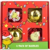 The Grinch Vánoční dekorace The Grinch (sada 4 ks) Vánocní ozdoba - koule vícebarevný - Merchstore.cz
