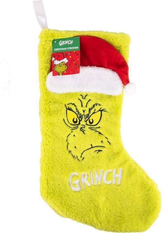 The Grinch Vánoční ponožka The Grinch Nástenné dekorace vícebarevný - Merchstore.cz The Grinch Vánoční ponožka The Grinch Nástenné dekorace vícebarevný - Merchstore.cz