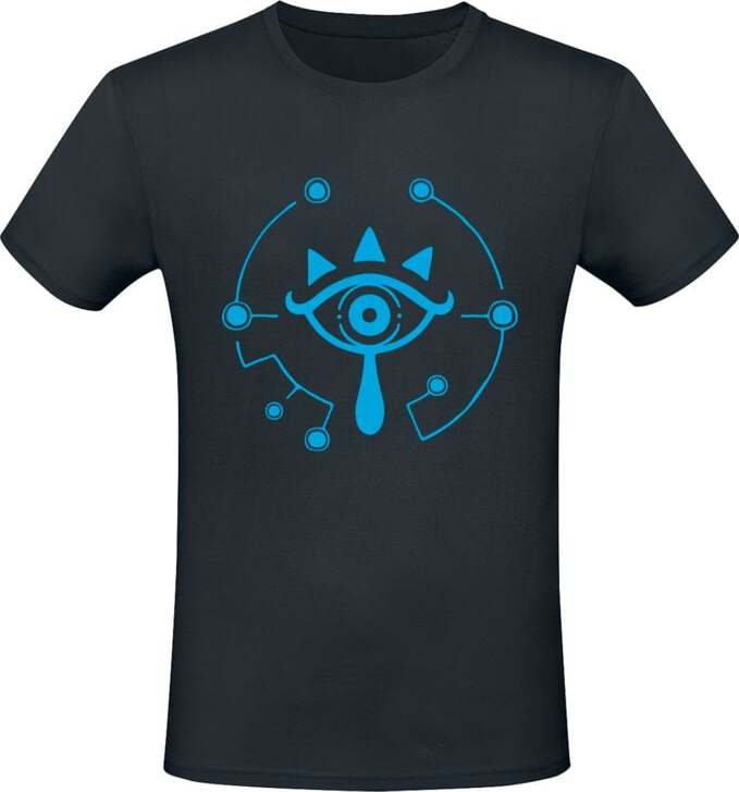 The Legend Of Zelda Sheika Symbol Tričko černá - Merchstore.cz