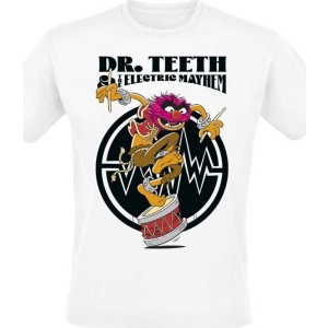 The Muppets Animal Tričko bílá - Merchstore.cz