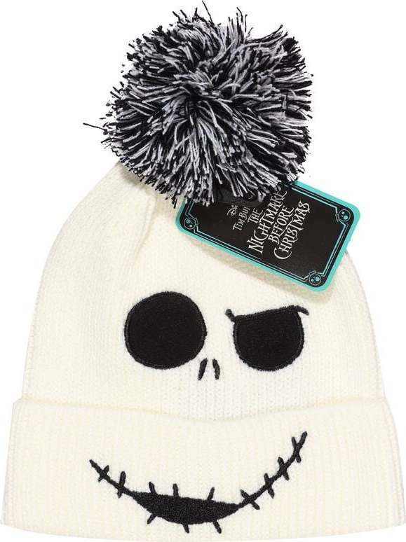 The Nightmare Before Christmas Jack - Face Jumbo Bambule bílá - Merchstore.cz