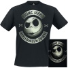 The Nightmare Before Christmas Jack - Glow Tričko černá - Merchstore.cz