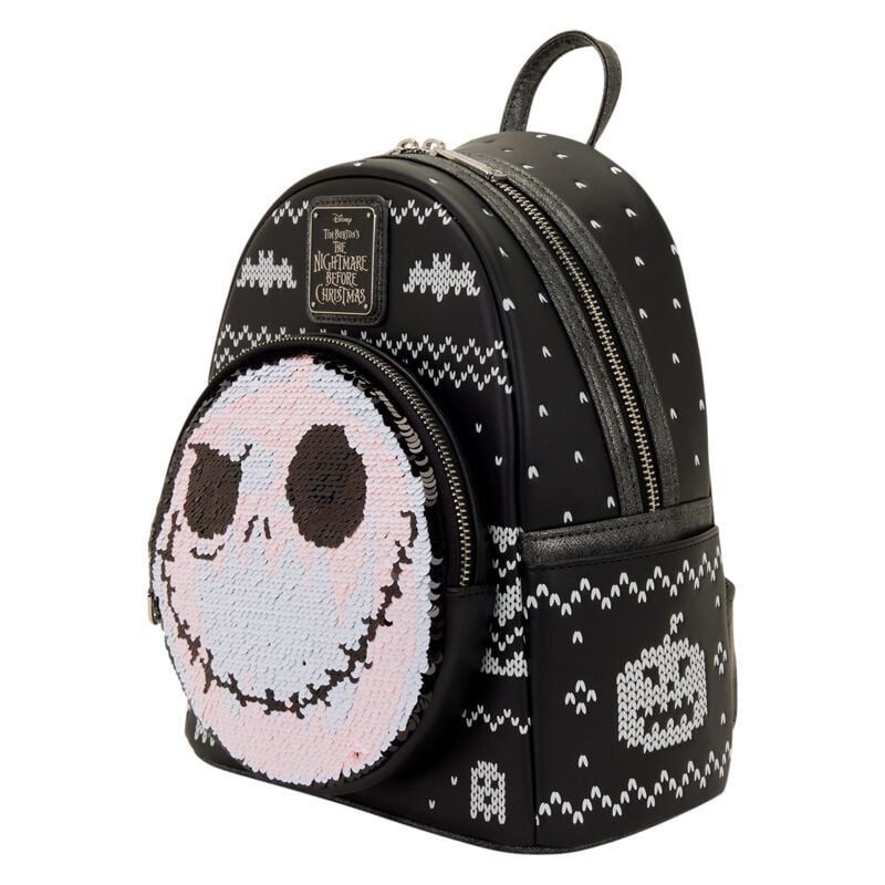 The Nightmare Before Christmas Loungefly - Jack Batoh cerná/bílá - Merchstore.cz