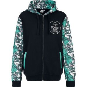 The Nightmare Before Christmas The Pumpkin King Dámská mikina s kapucí na zip vícebarevný - Merchstore.cz