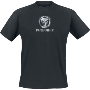The Punisher Logo Tričko černá - Merchstore.cz