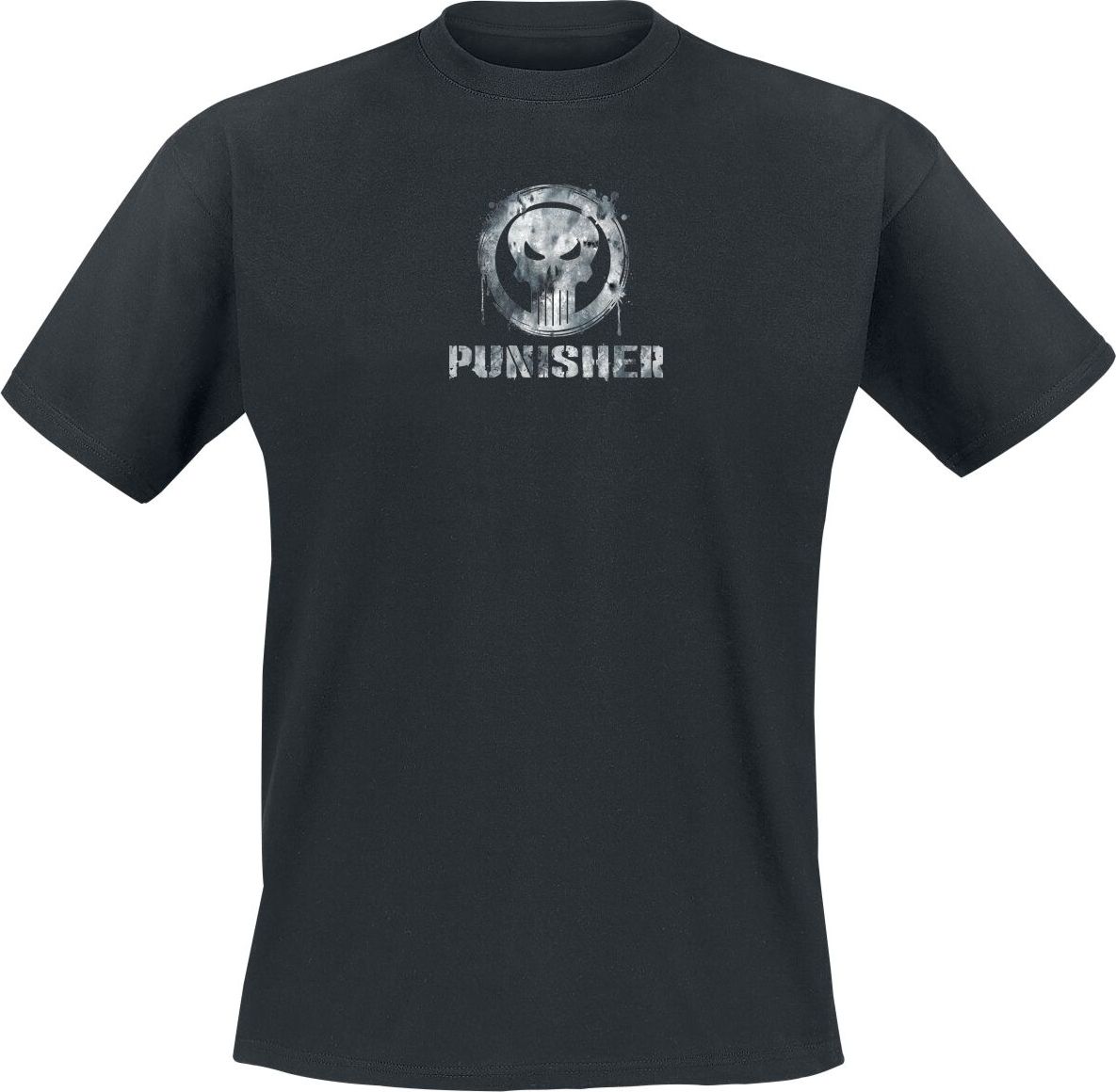 The Punisher Logo Tričko černá - Merchstore.cz