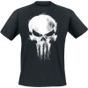 The Punisher Skull Tričko černá - Merchstore.cz