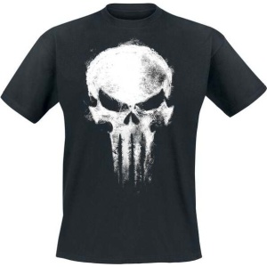 The Punisher Skull Tričko černá