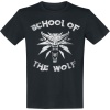 The Witcher School Of The Wolf Tričko černá - Merchstore.cz