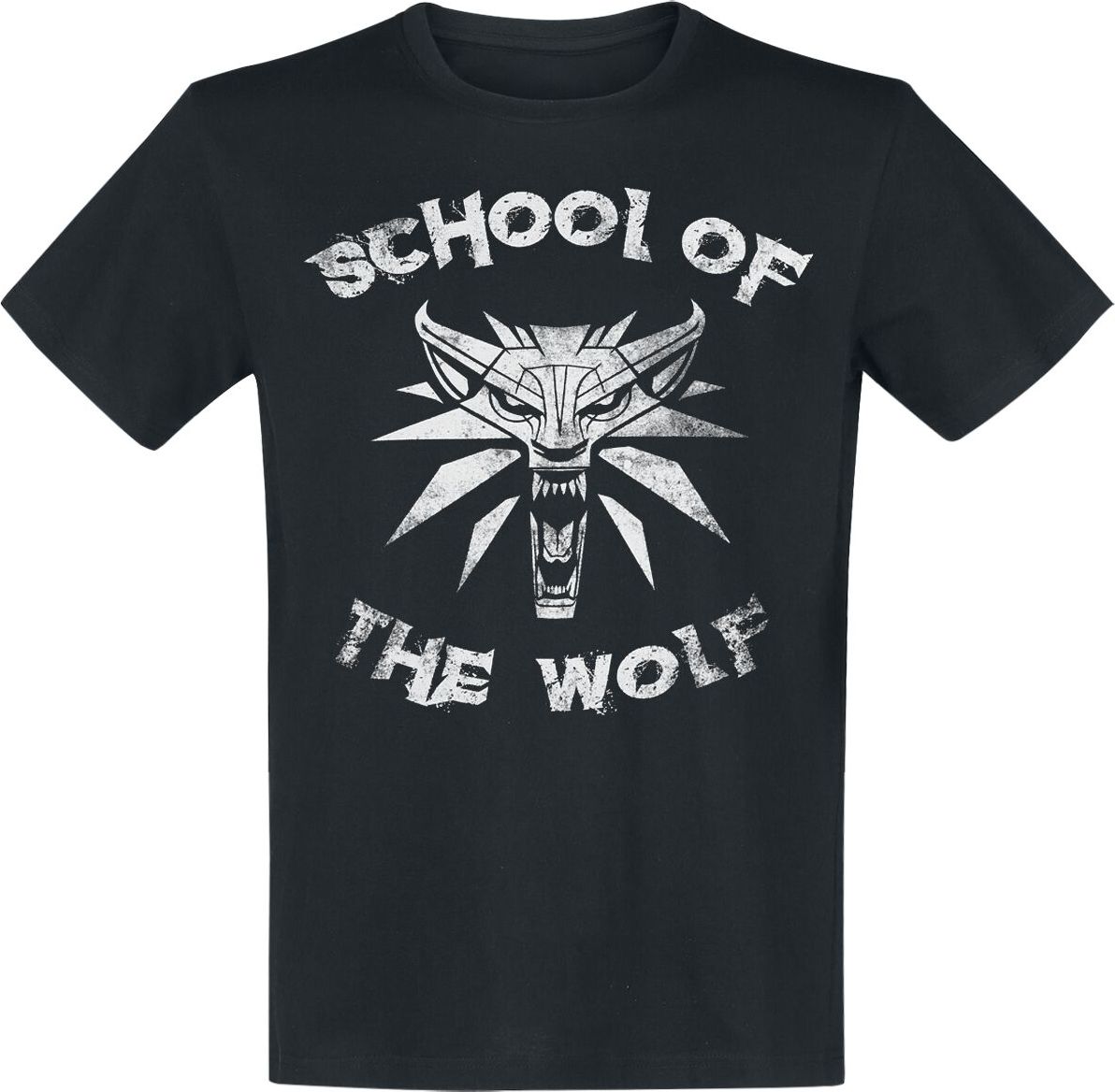 The Witcher School Of The Wolf Tričko černá - Merchstore.cz