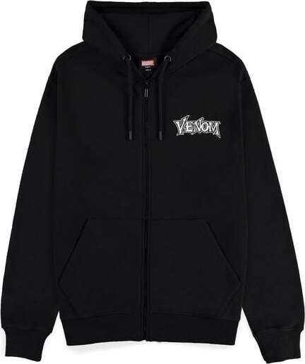 Venom (Marvel) Venom Mikina s kapucí na zip černá - Merchstore.cz