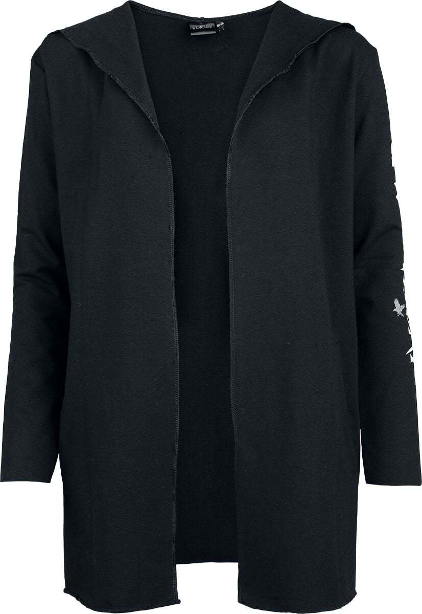 Wednesday Chaos Dámský kardigan černá - Merchstore.cz Wednesday Chaos Dámský kardigan černá - Merchstore.cz