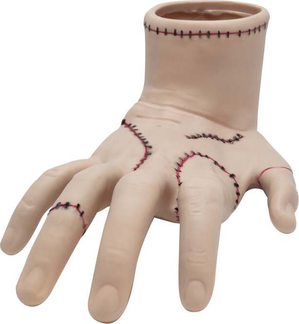 Wednesday Eiskaltes Händchen Dekorace na stůl krémová - Merchstore.cz