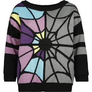 Wednesday Oversized bunda Heartless - Enid Dámnský svetr vícebarevný - Merchstore.cz