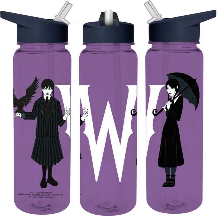 Wednesday Wednesday láhev nachová/cerná - Merchstore.cz