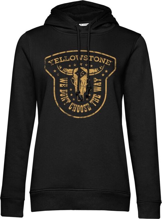 Yellowstone We Don't Choose The Way Dámská mikina s kapucí černá - Merchstore.cz