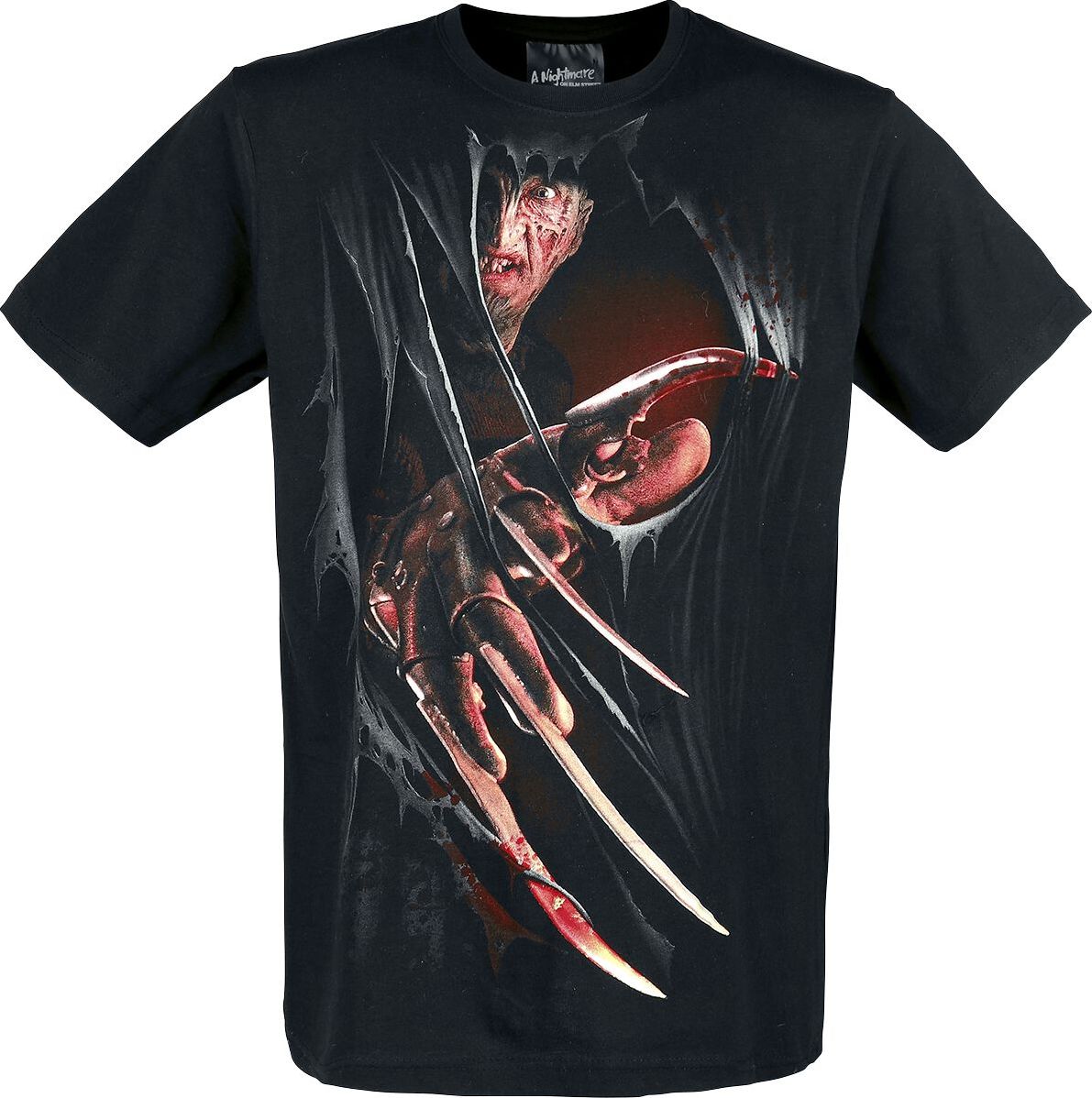 A Nightmare on Elm Street Freddy Tričko černá - Merchstore.cz