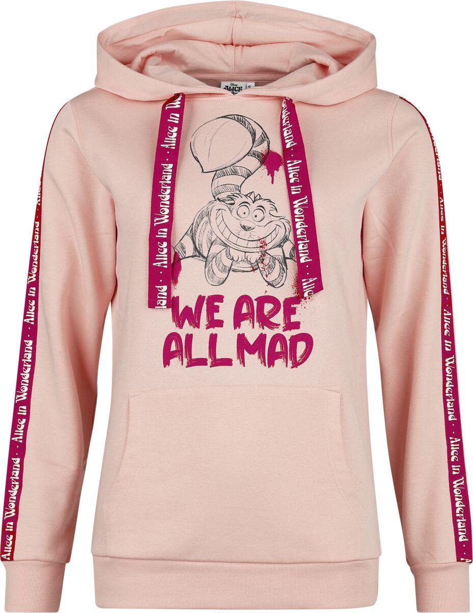 Alice in Wonderland Cheshire Cat - We're All Mad Dámská mikina s kapucí vícebarevný - Merchstore.cz Alice in Wonderland Cheshire Cat - We're All Mad Dámská mikina s kapucí vícebarevný - Merchstore.cz