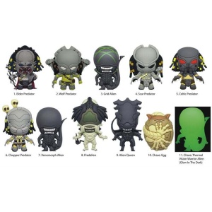 Aliens vs. Predator Characters (Chase Edition möglich!) Přívěsek na tašku vícebarevný