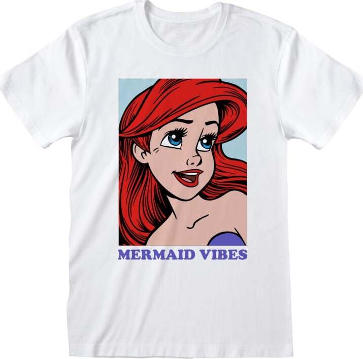 Ariel - Malá mořská víla Disney Little Mermaid - Mermaid Vibes Dámské tričko bílá - Merchstore.cz Ariel - Malá mořská víla Disney Little Mermaid - Mermaid Vibes Dámské tričko bílá - Merchstore.cz