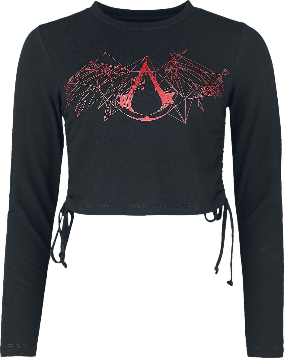 Assassin's Creed Logo Dámské tričko s dlouhými rukávy černá - Merchstore.cz Assassin's Creed Logo Dámské tričko s dlouhými rukávy černá - Merchstore.cz