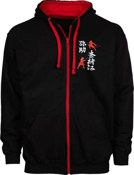 Assassin's Creed Shadows Mikina s kapucí na zip černá - Merchstore.cz Assassin's Creed Shadows Mikina s kapucí na zip černá - Merchstore.cz