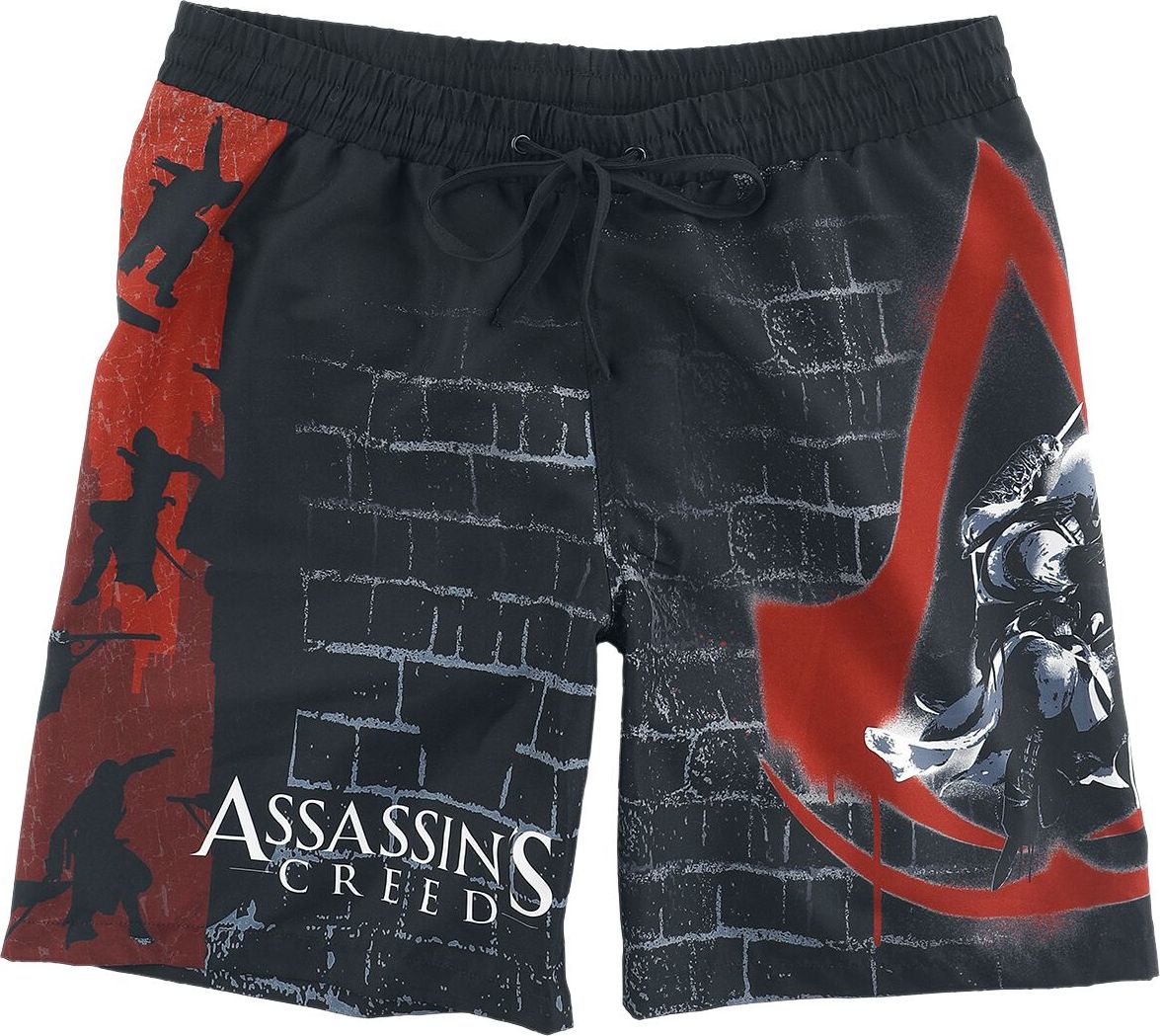 Assassin's Creed Wall Jump Pánské plavky černá - Merchstore.cz Assassin's Creed Wall Jump Pánské plavky černá - Merchstore.cz