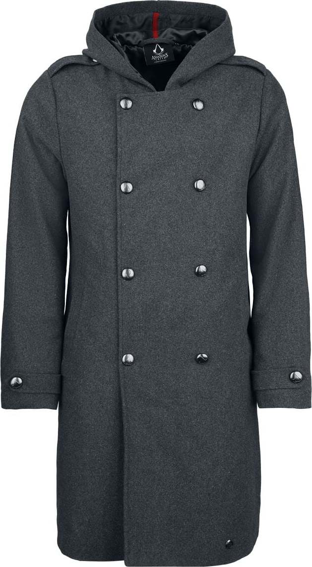 Assassin's Creed Assassin's Creed x Musterbrand - Logo Kabát šedá - Merchstore.cz