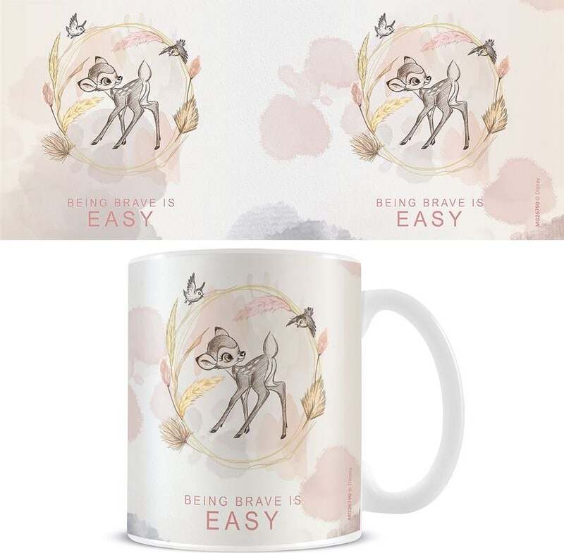 Bambi Being Brave Is Easy Hrnek vícebarevný - Merchstore.cz