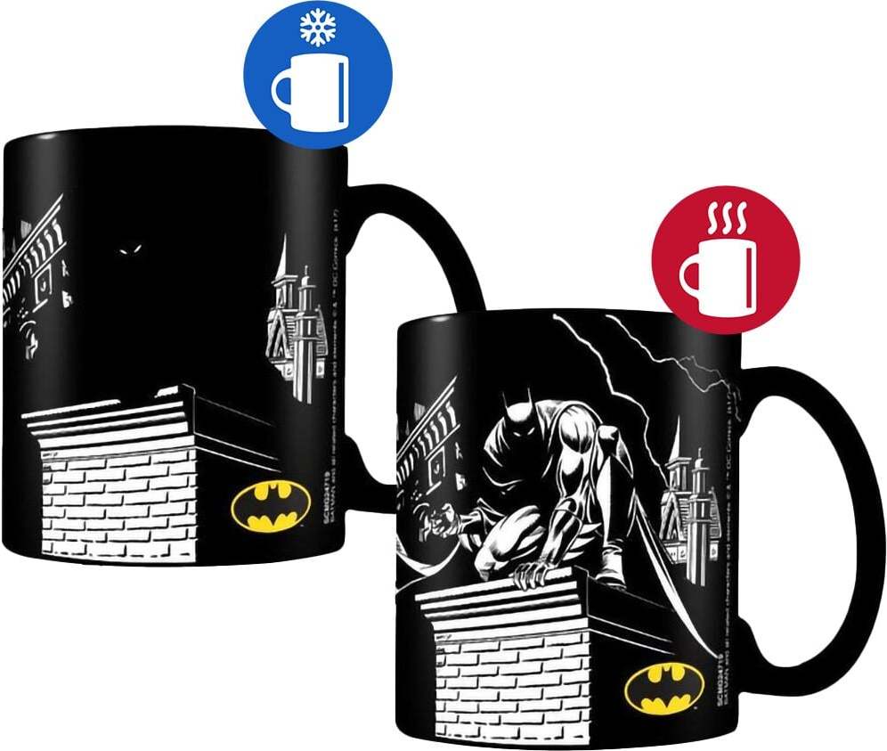 Batman Hrnek s termo efektem Batman Shadows Hrnek černá/bílá/žlutá - Merchstore.cz Batman Hrnek s termo efektem Batman Shadows Hrnek černá/bílá/žlutá - Merchstore.cz