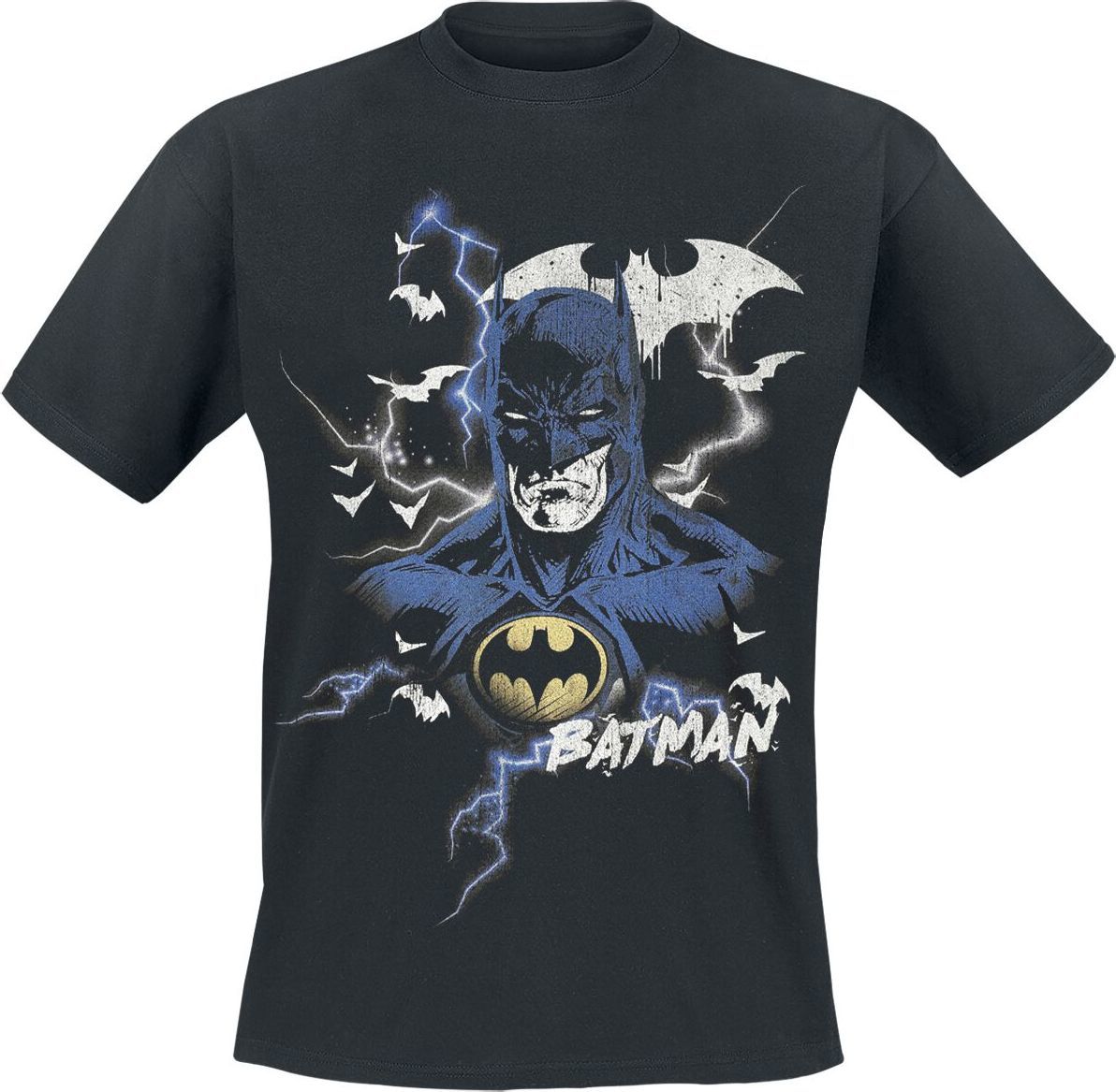 Batman Serious Face Tričko černá - Merchstore.cz