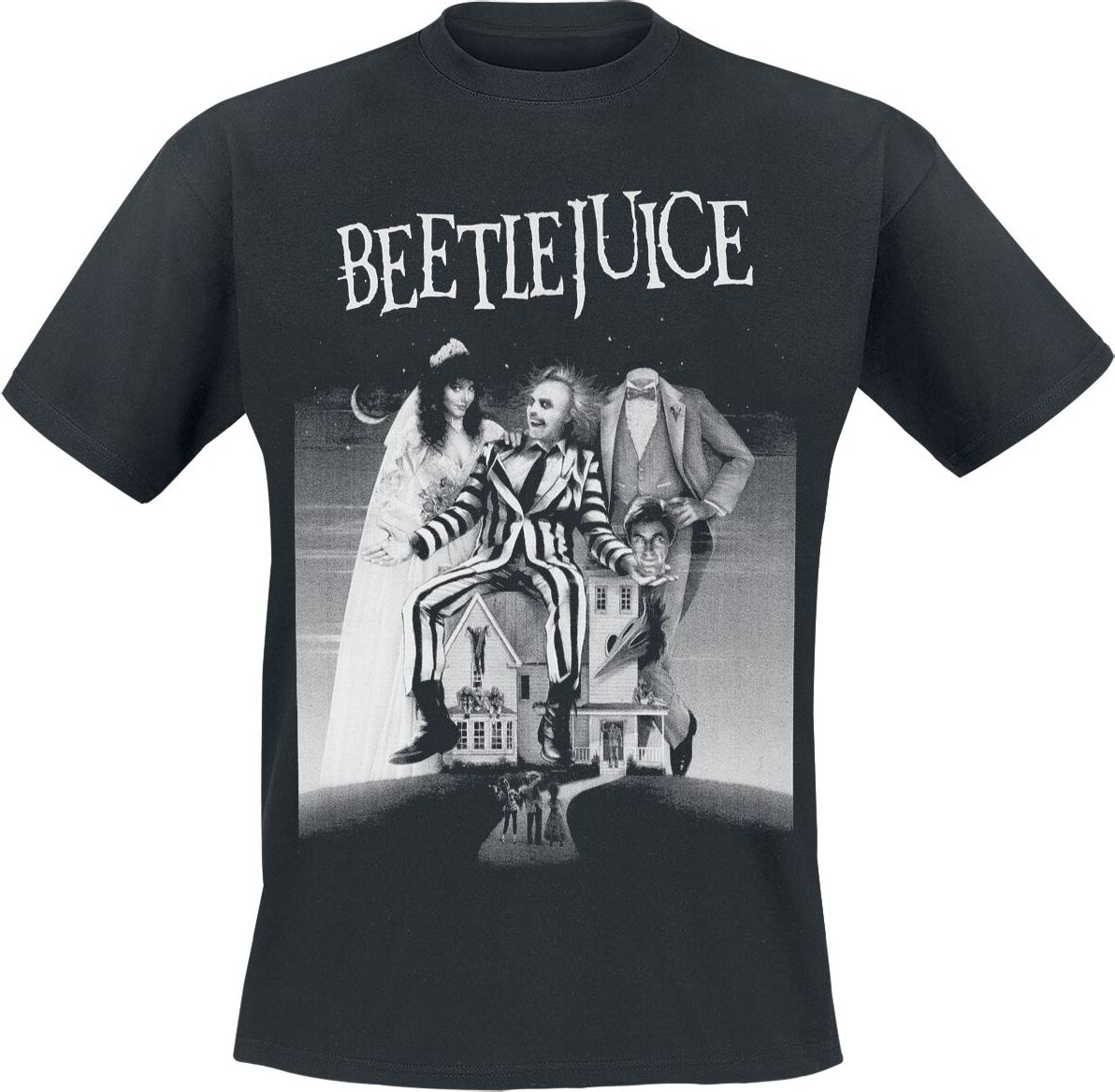 Beetlejuice Beetlejuice Tričko černá - Merchstore.cz Beetlejuice Beetlejuice Tričko černá - Merchstore.cz