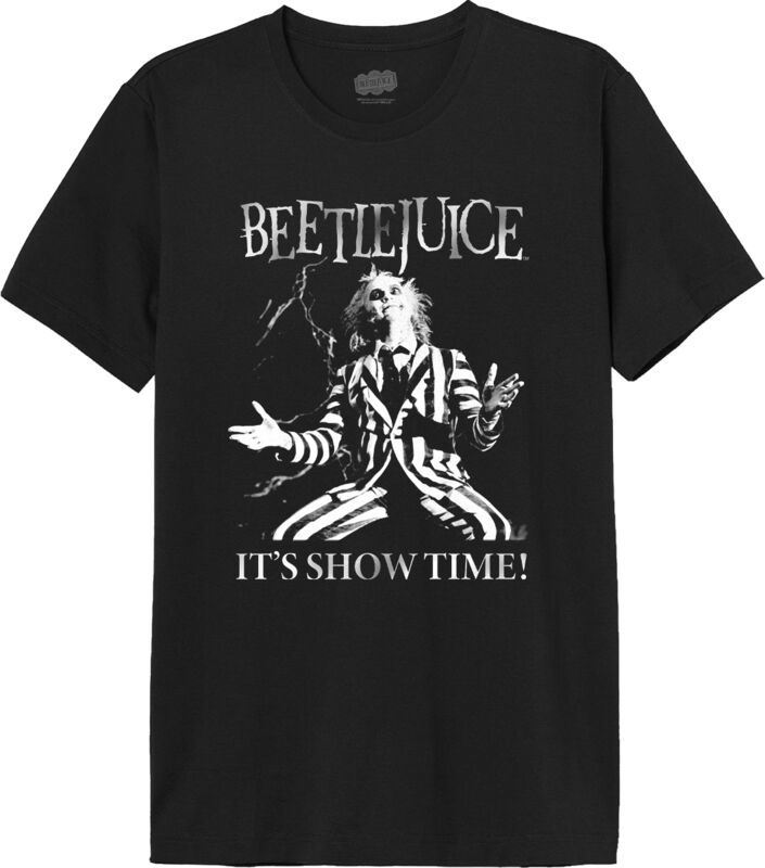 Beetlejuice It´s Show Time! Tričko černá - Merchstore.cz