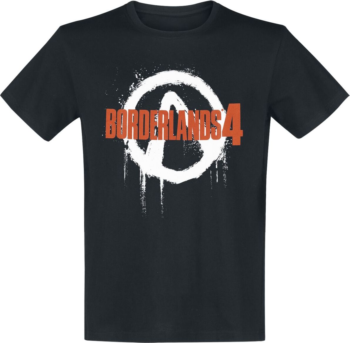 Borderlands Borderlands 4 Logo Tričko černá - Merchstore.cz