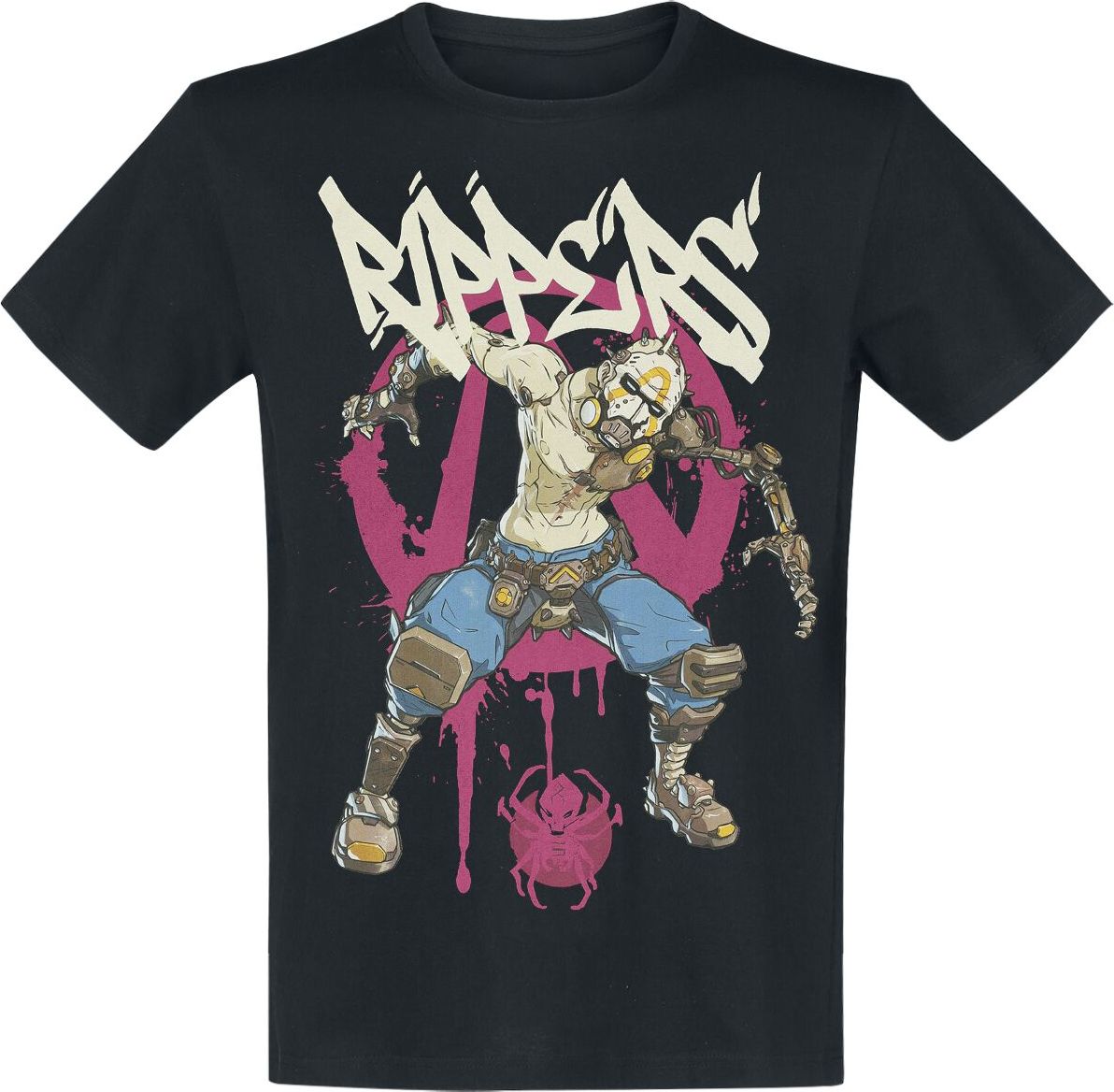 Borderlands Rippers Tričko černá - Merchstore.cz