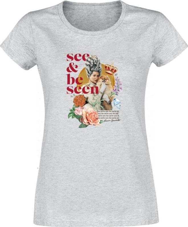 Bridgerton See and Be Seen Dámské tričko prošedivelá - Merchstore.cz