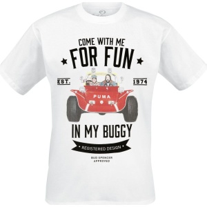 Bud Spencer Buggy Tričko bílá