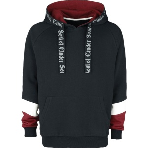 Dark Souls Bonfire Mikina s kapucí cerná/cervená