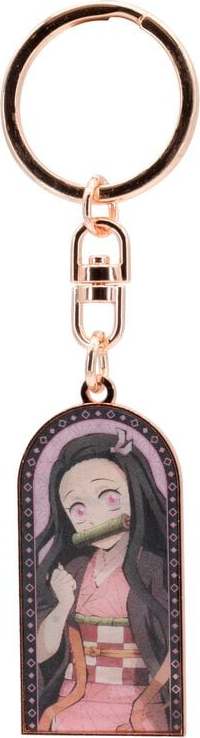 Demon Slayer Lenticular Nezuko Klíčenka vícebarevný - Merchstore.cz