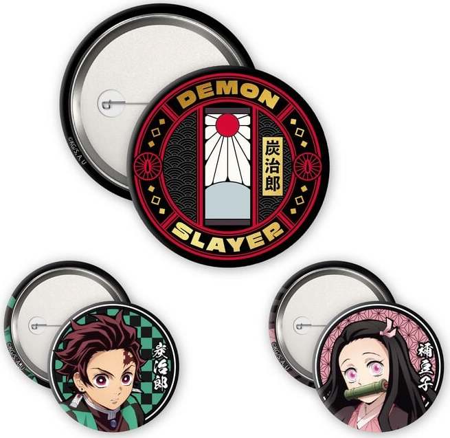 Demon Slayer Tanjiro & Nezuko Sada odznaku vícebarevný - Merchstore.cz Demon Slayer Tanjiro & Nezuko Sada odznaku vícebarevný - Merchstore.cz