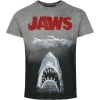 Der weisse Hai Jaws - Blue Shark Tričko černá - Merchstore.cz