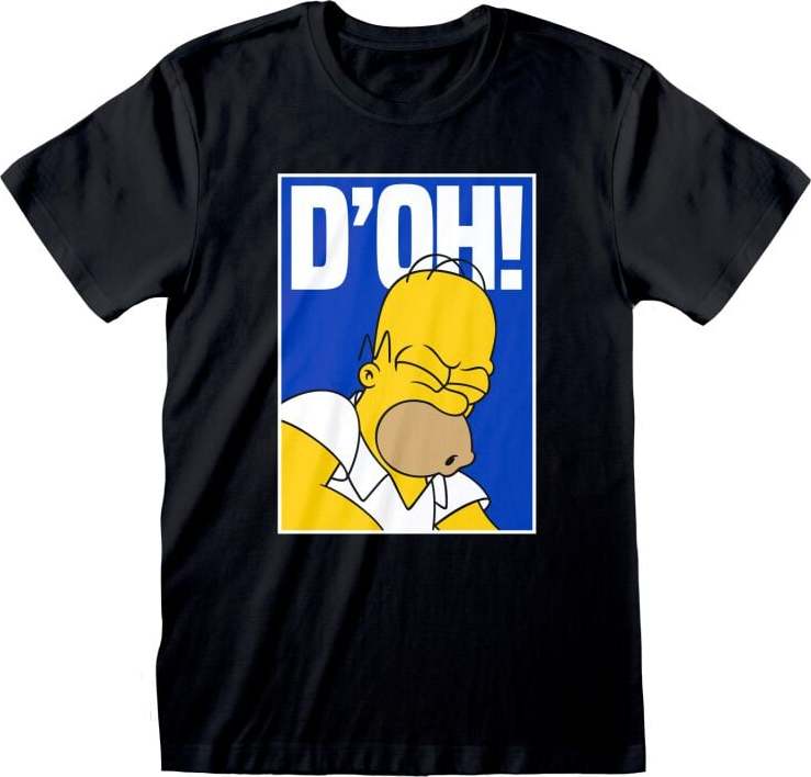 Die Simpsons D'OH! Tričko černá - Merchstore.cz Die Simpsons D'OH! Tričko černá - Merchstore.cz