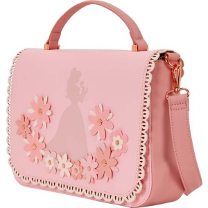 Disney Loungefly - Stained Glass Princesses Kabelka ružová/bílá - Merchstore.cz