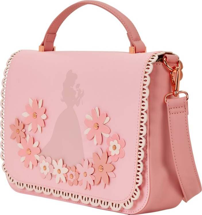 Disney Loungefly - Stained Glass Princesses Kabelka ružová/bílá - Merchstore.cz