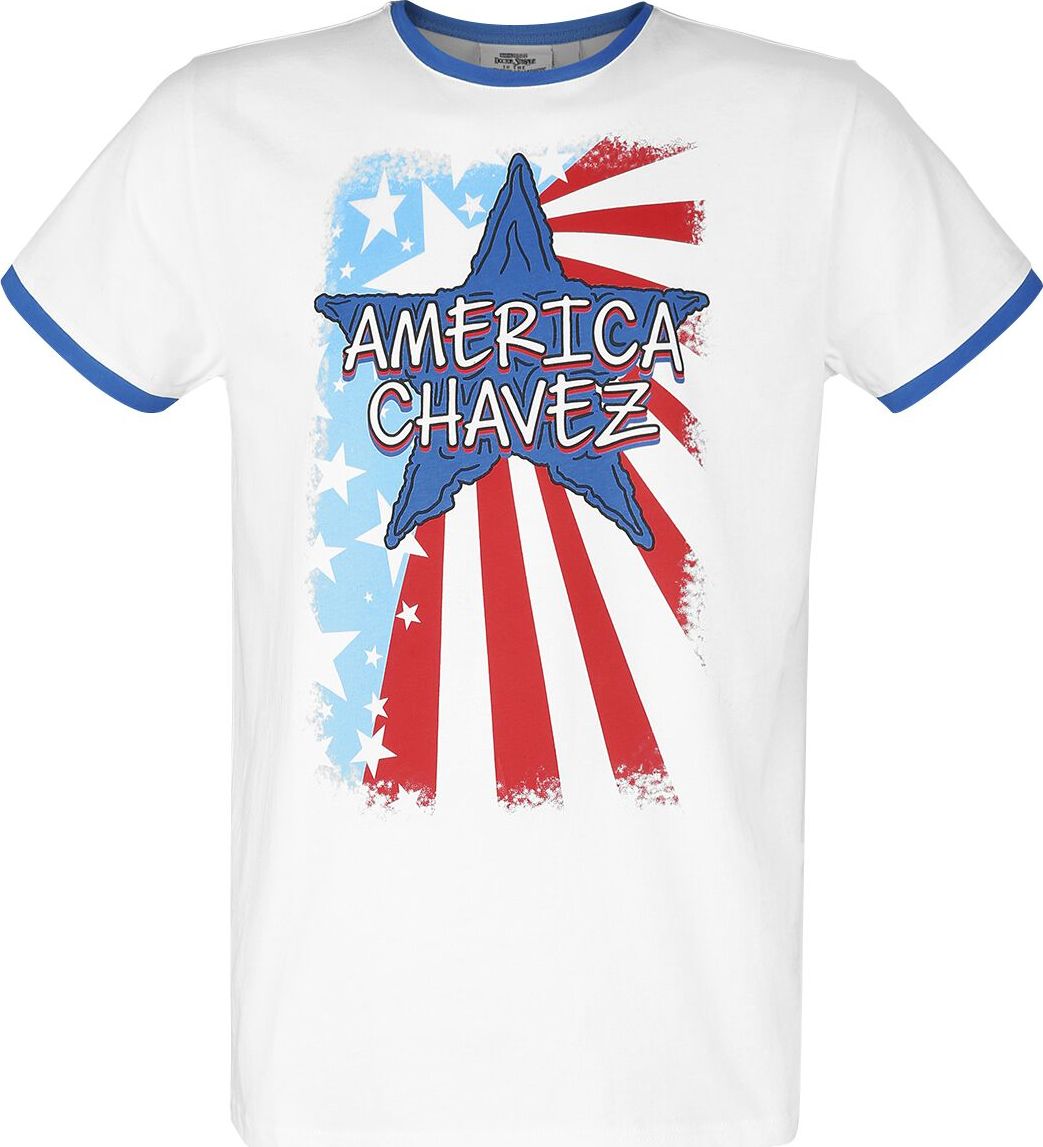 Doctor Strange In The Multiverse Of Madness - America Chavez Tričko bílá - Merchstore.cz