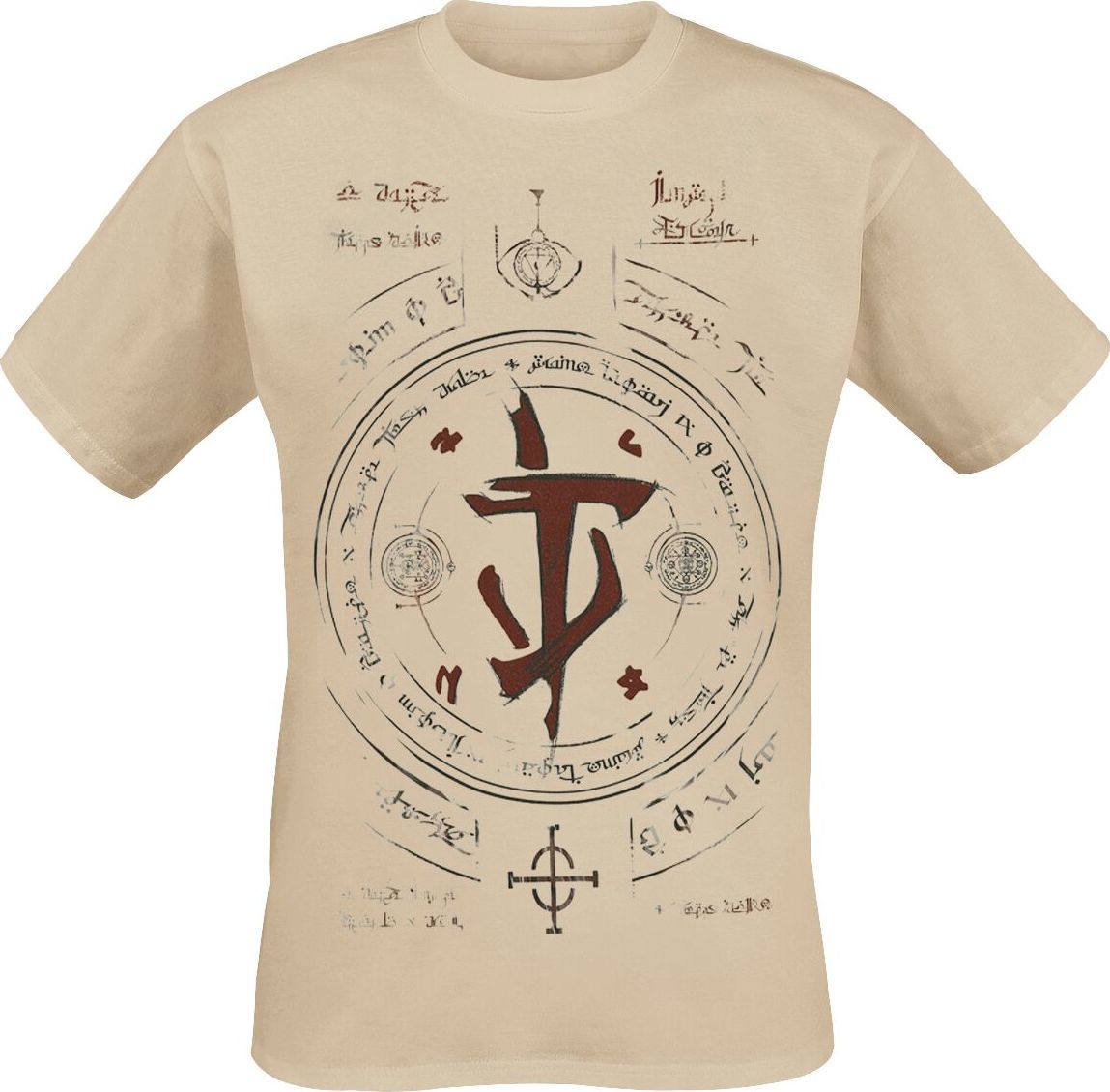 Doom Eternal - Slayer Symbol Tričko béžová - Merchstore.cz Doom Eternal - Slayer Symbol Tričko béžová - Merchstore.cz